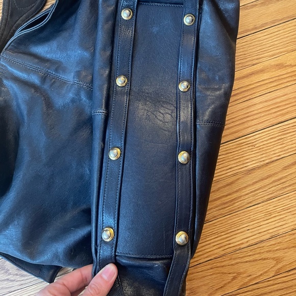 Vintage Rebecca Minkoff ‘Nikki’ Hobo Bag, Dark Navy Blue - Picture 8 of 11